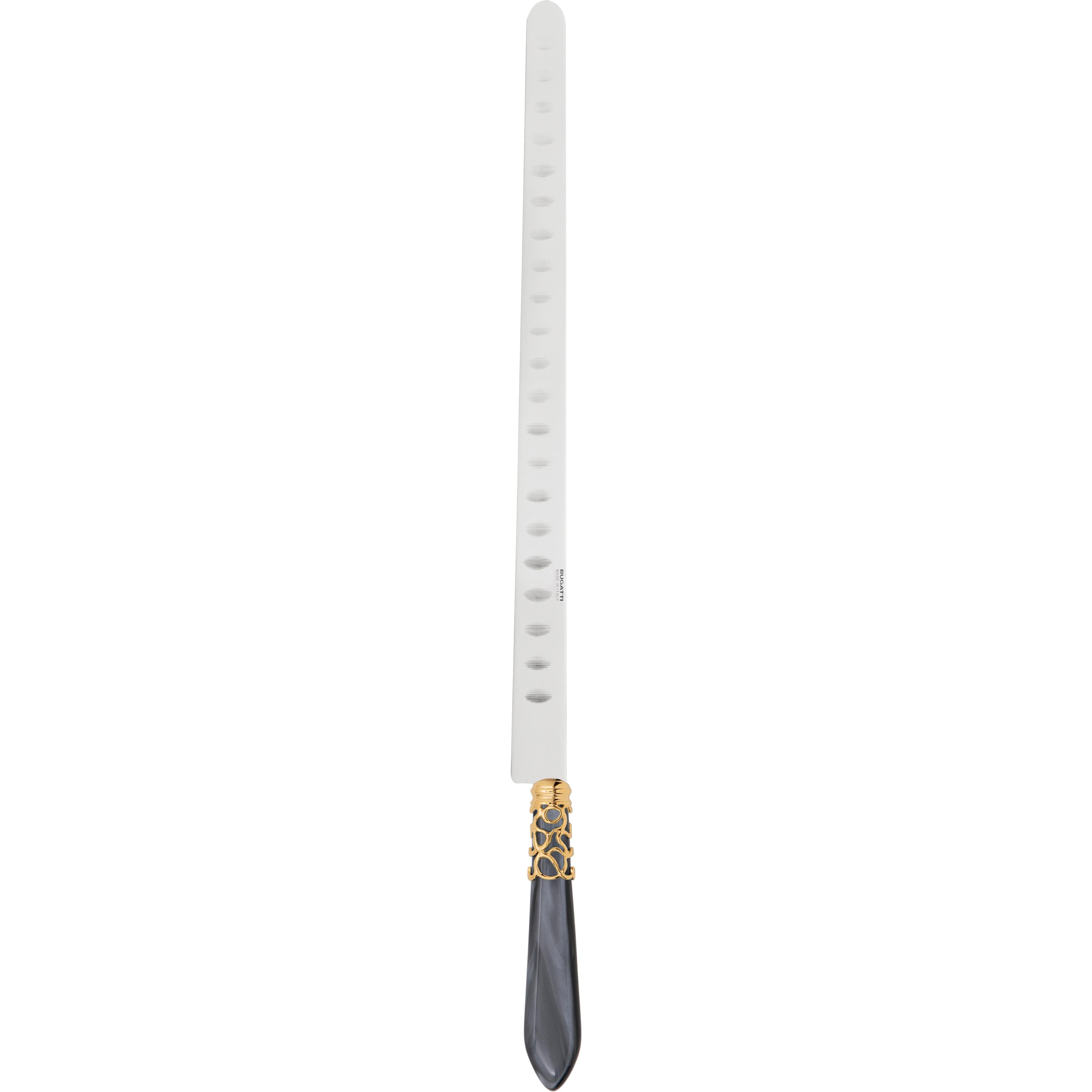 Melodia Gold Salmon Knife 40 cm (15.75 inch) - charcoal