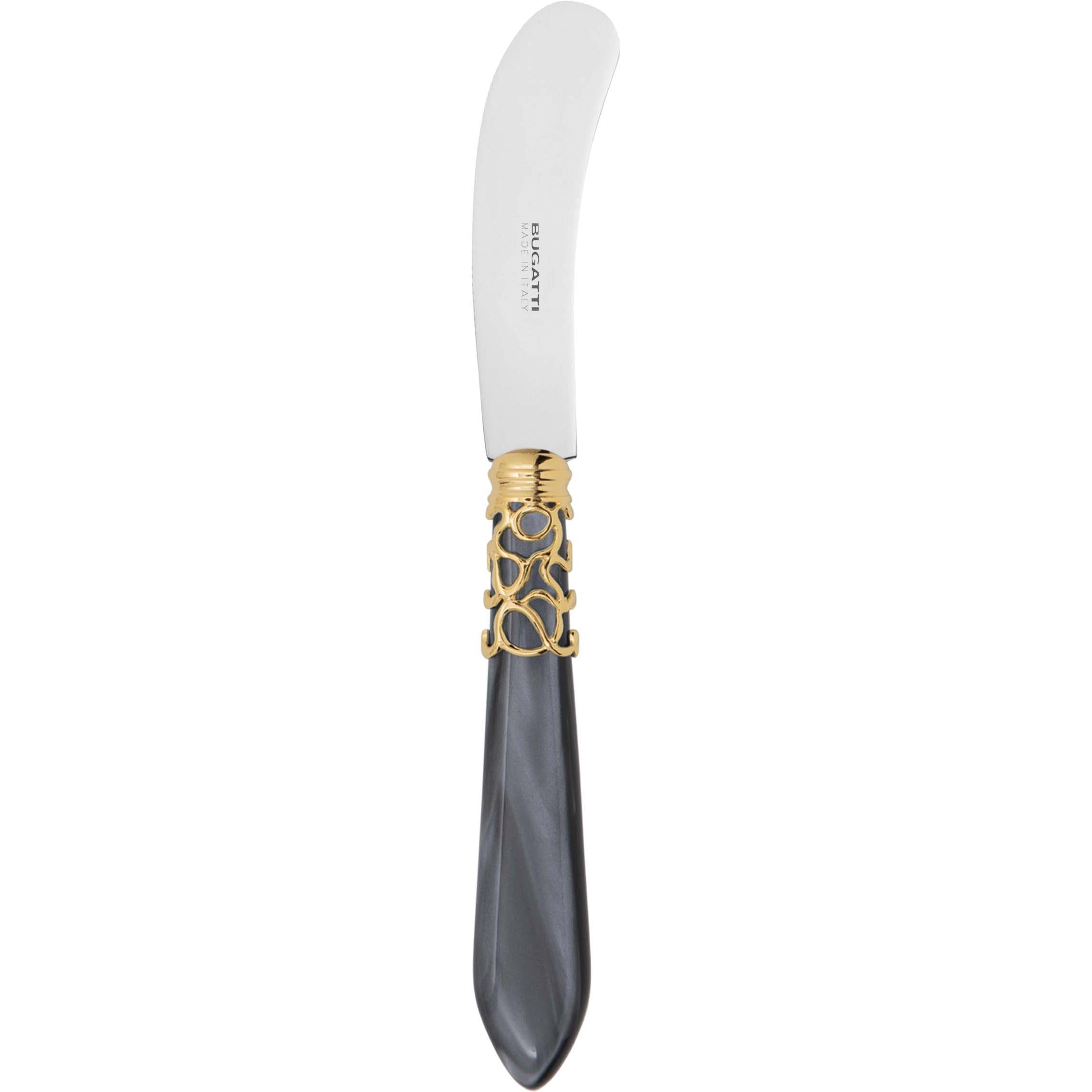 Melodia Gold Spreader - charcoal
