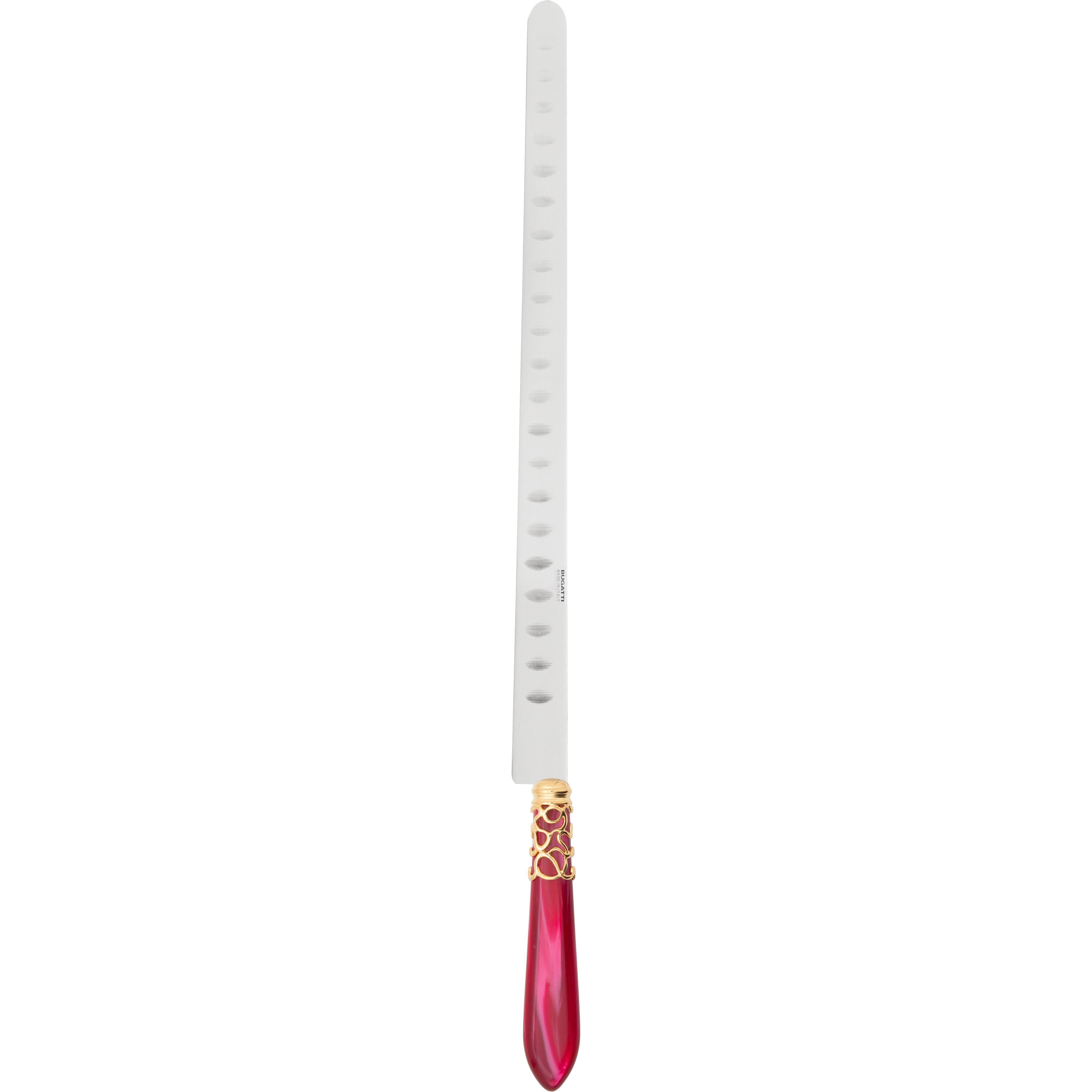 Melodia Gold Salmon Knife 40 cm (15.75 inch) - raspberry