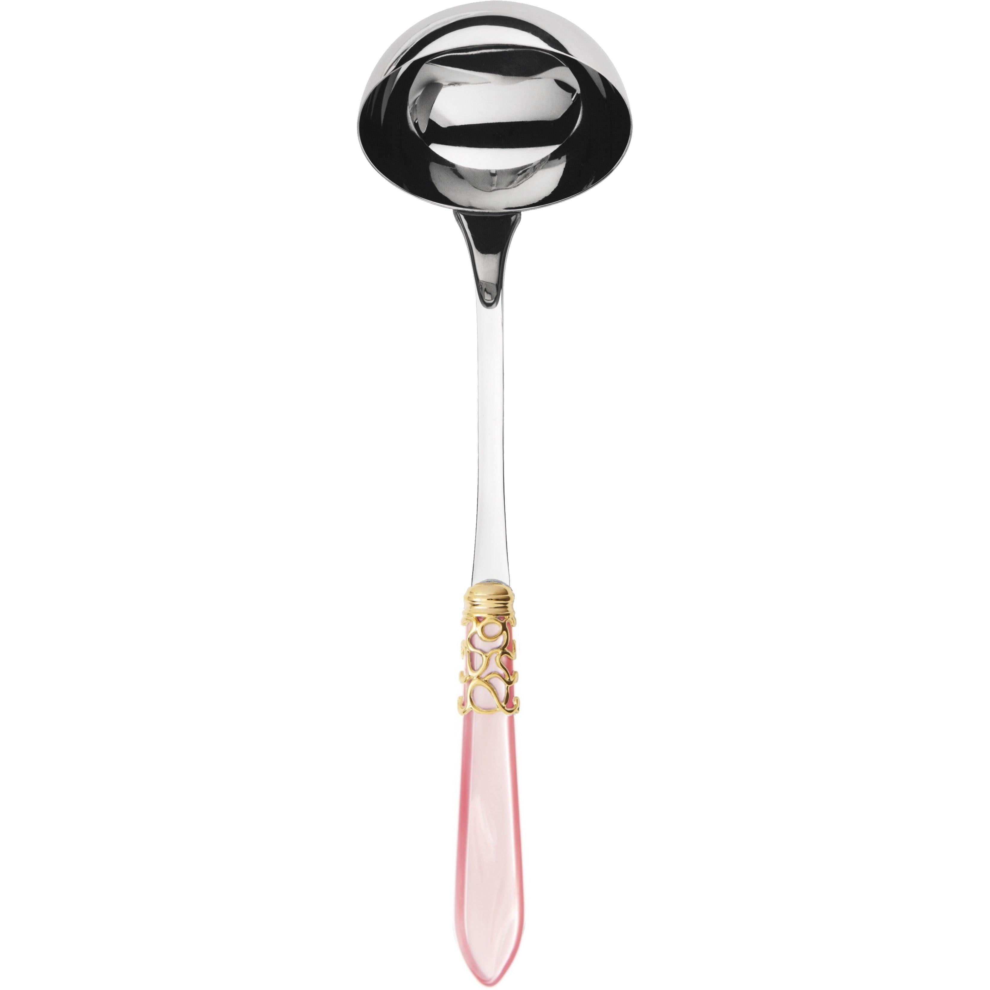 Melodia Gold Soup Ladle - Pink