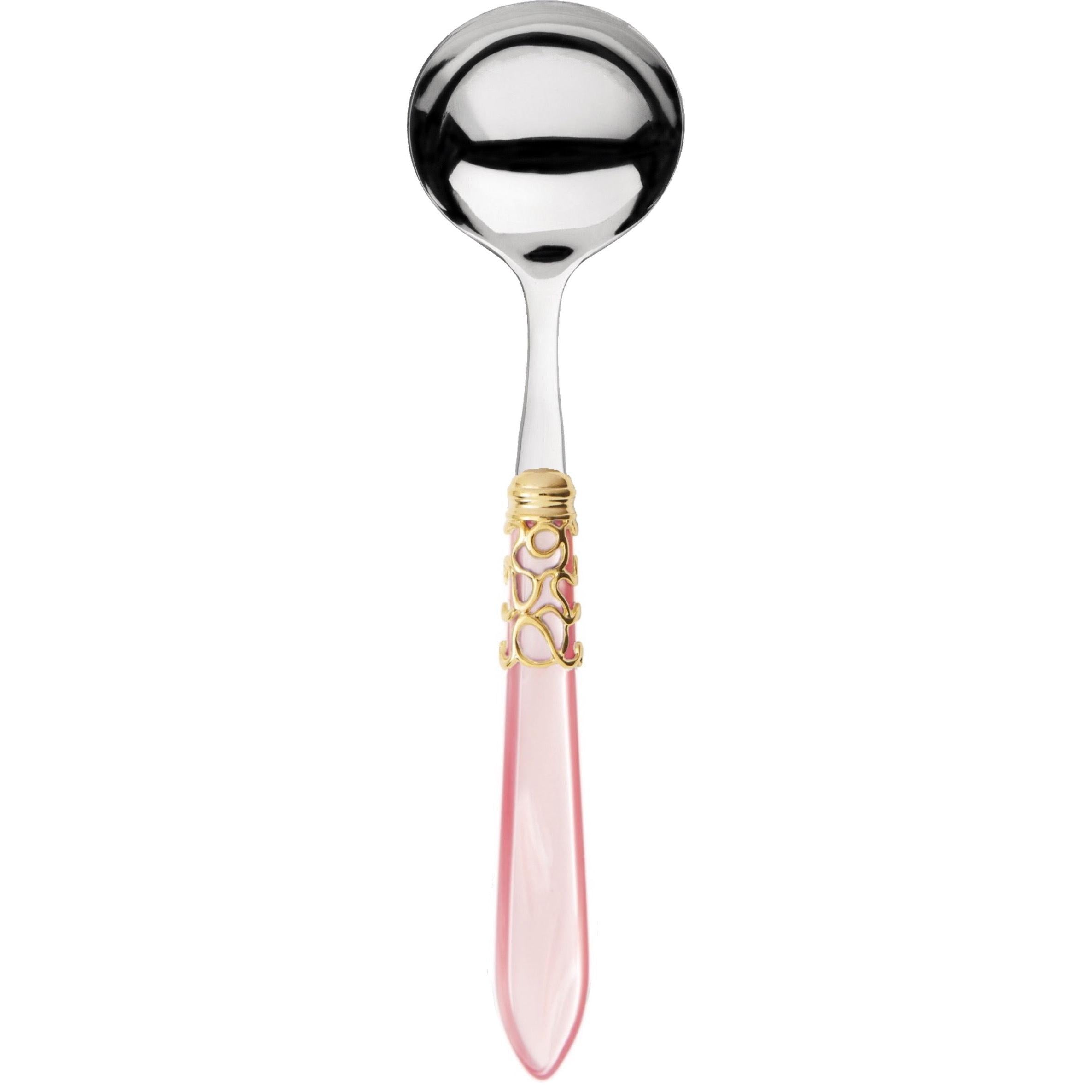 Melodia Gold Sauce / Gravy Ladle - Pink