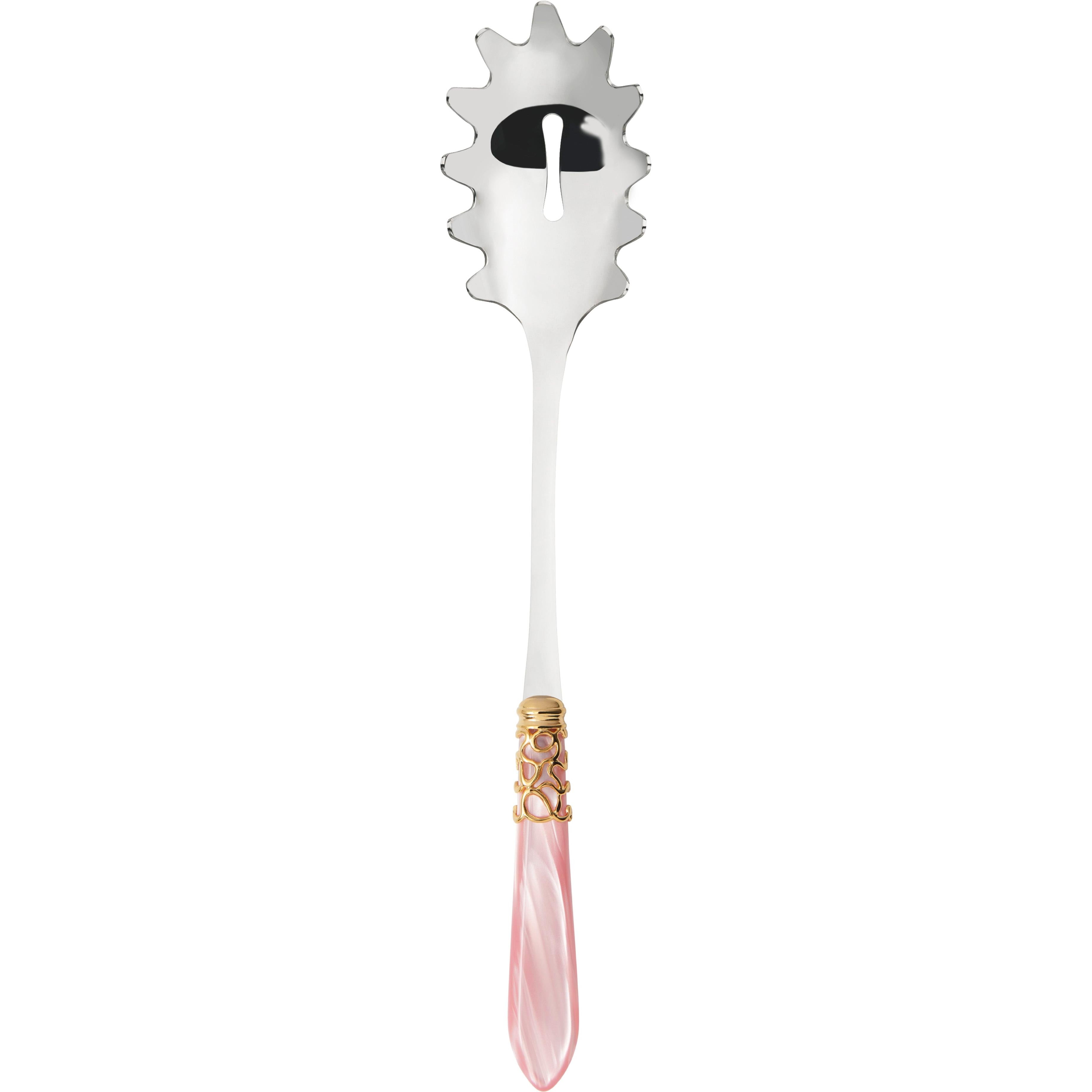 Melodia Gold Pasta / Spaghetti Server - Pink
