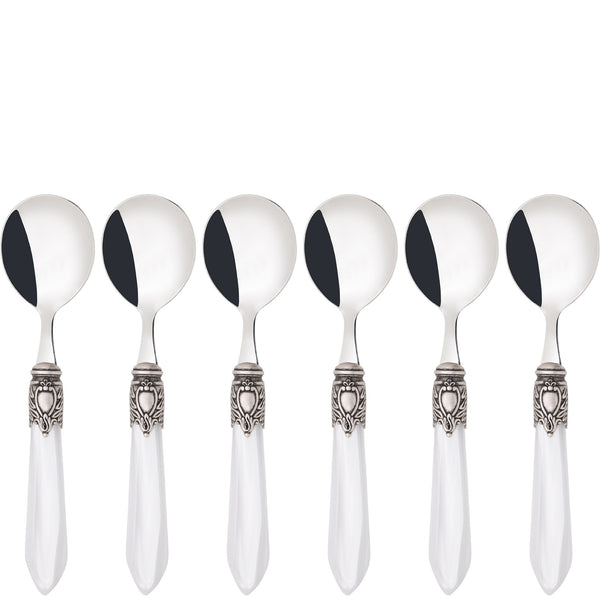 Oxford Antique Soup Spoons Set -  Clear