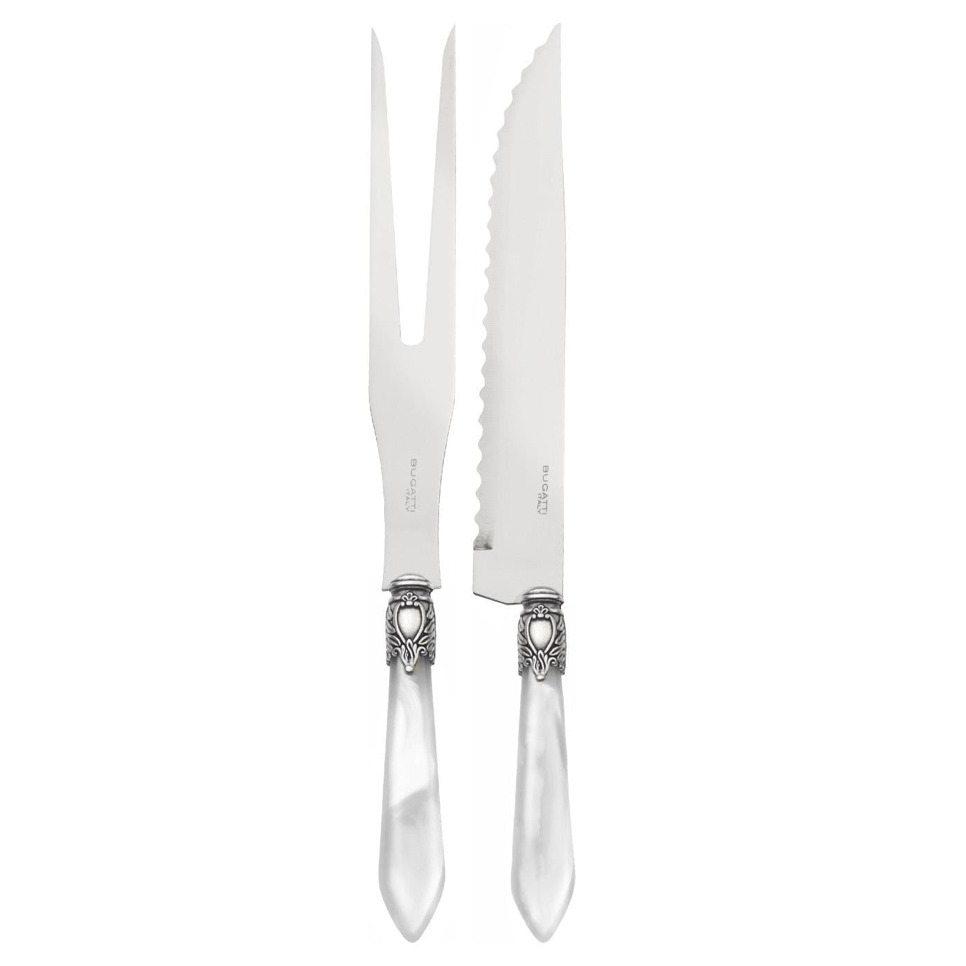 Oxford Antique Roast Carving Set - Clear