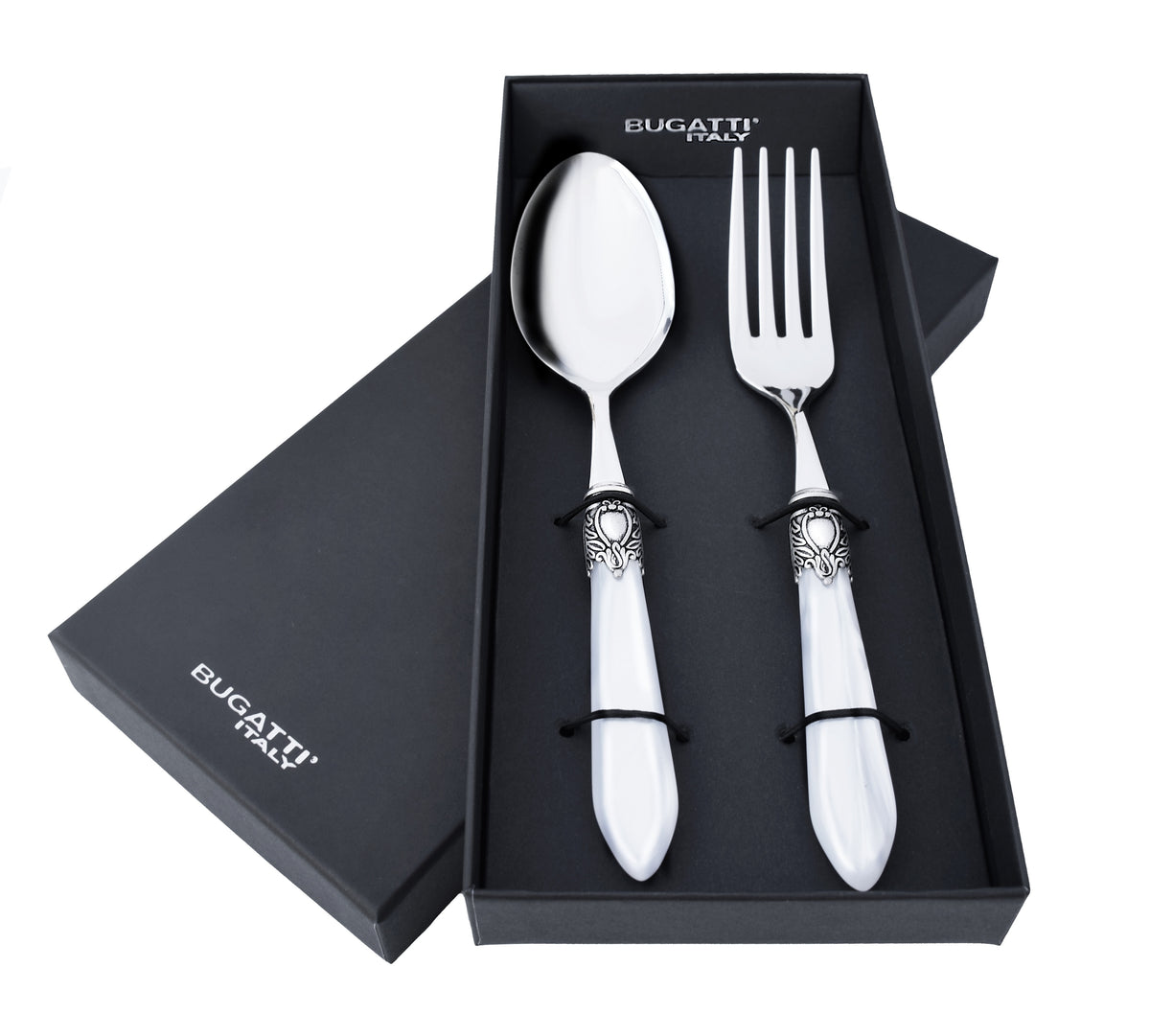 Oxford Antique 2 Piece Serving Set - White