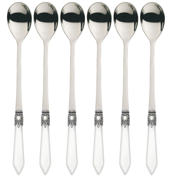 Oxford Antique Ice Tea / Cocktail Spoon Set - White