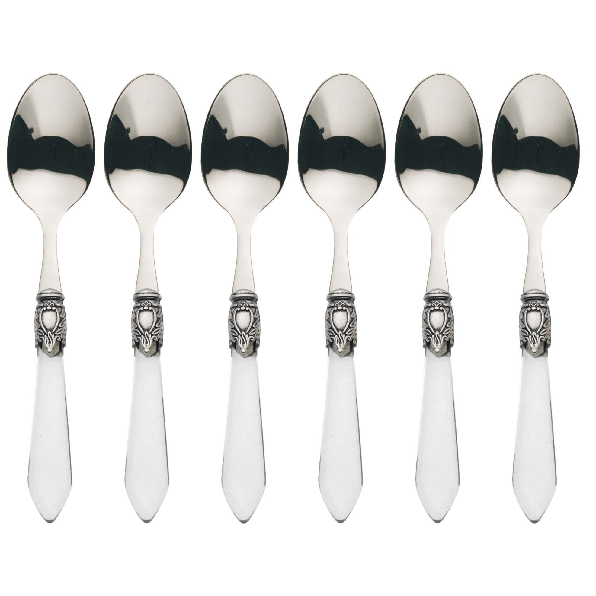 Oxford Antique Coffee Spoons Set Clear