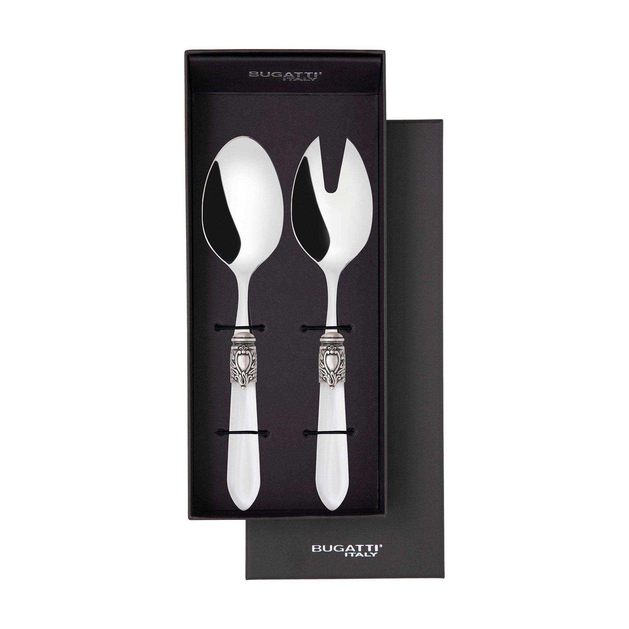 Oxford Antique 2 Piece Salad Servers - Clear