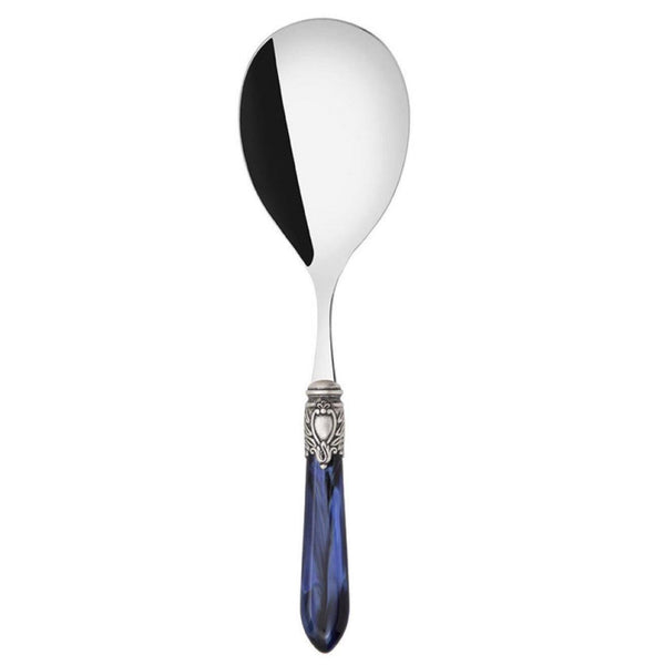 Oxford Antique Rice Casserole Serving Spoon - Royal Blue