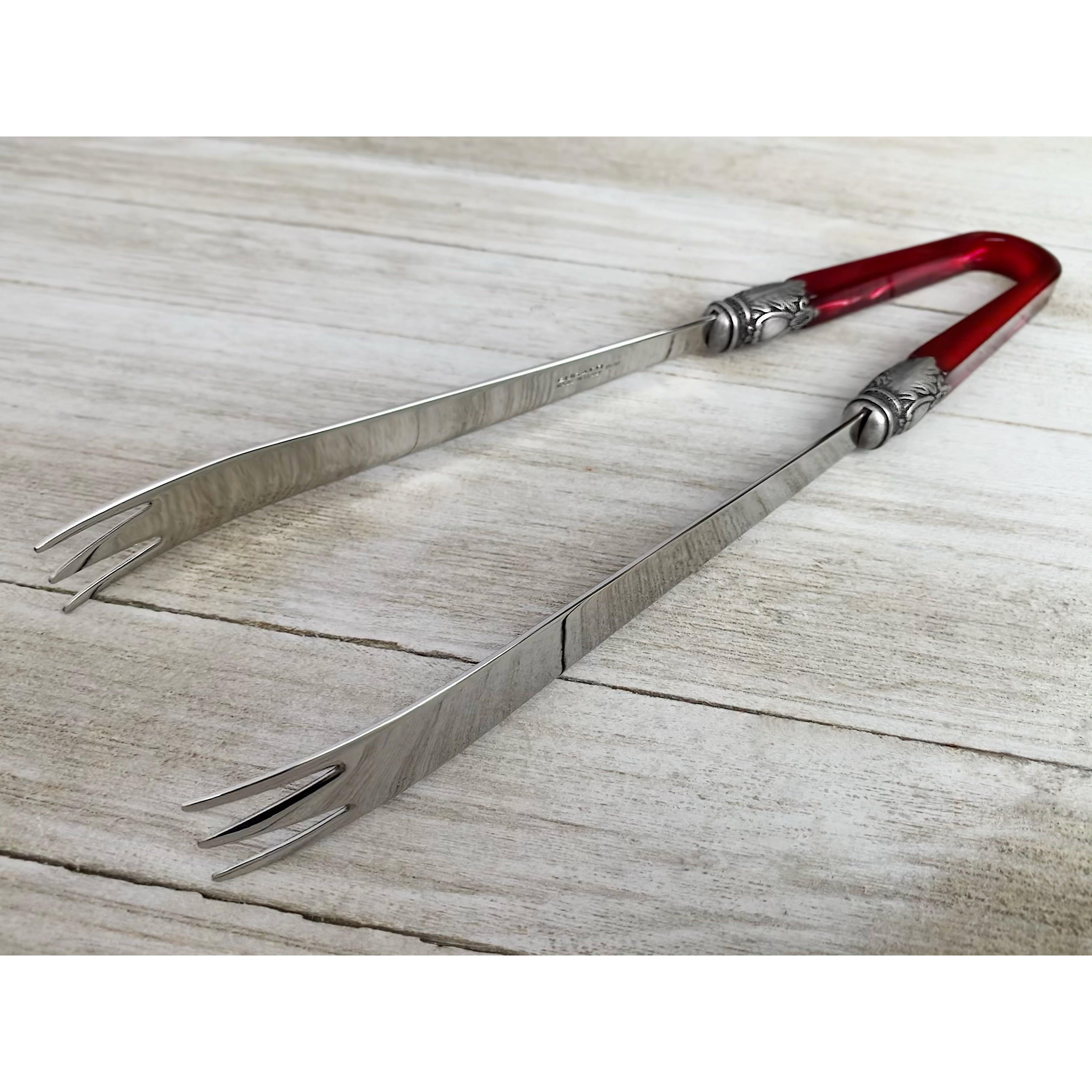 Oxford Antique Meat Tong  Burgundy