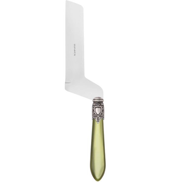 Oxford Antique Soft Cheese Offset Knife - Chartreuse