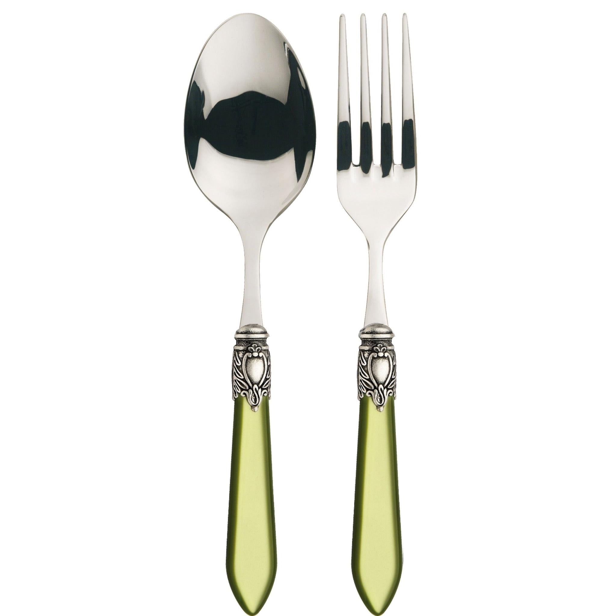 Oxford Antique 2 Piece Serving Set - Chartreuse Green-Casa Bugatti USA