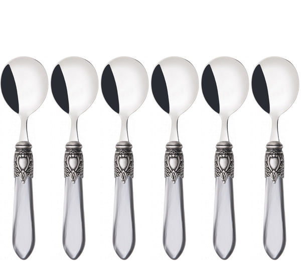 Oxford Antique Soup Spoons Set -  Gray