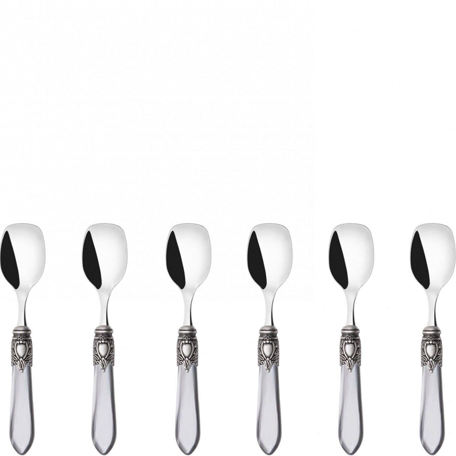 Oxford Antique Ice Cream Spoons Set - Gray