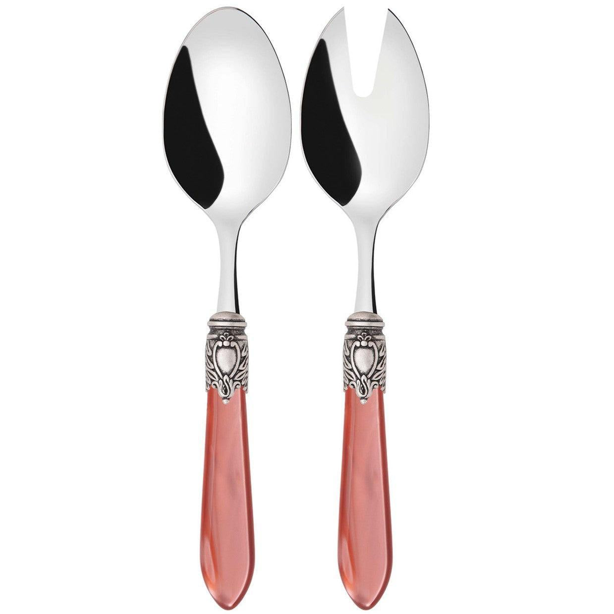 Oxford Antique 2 Piece Salad Servers - Rust