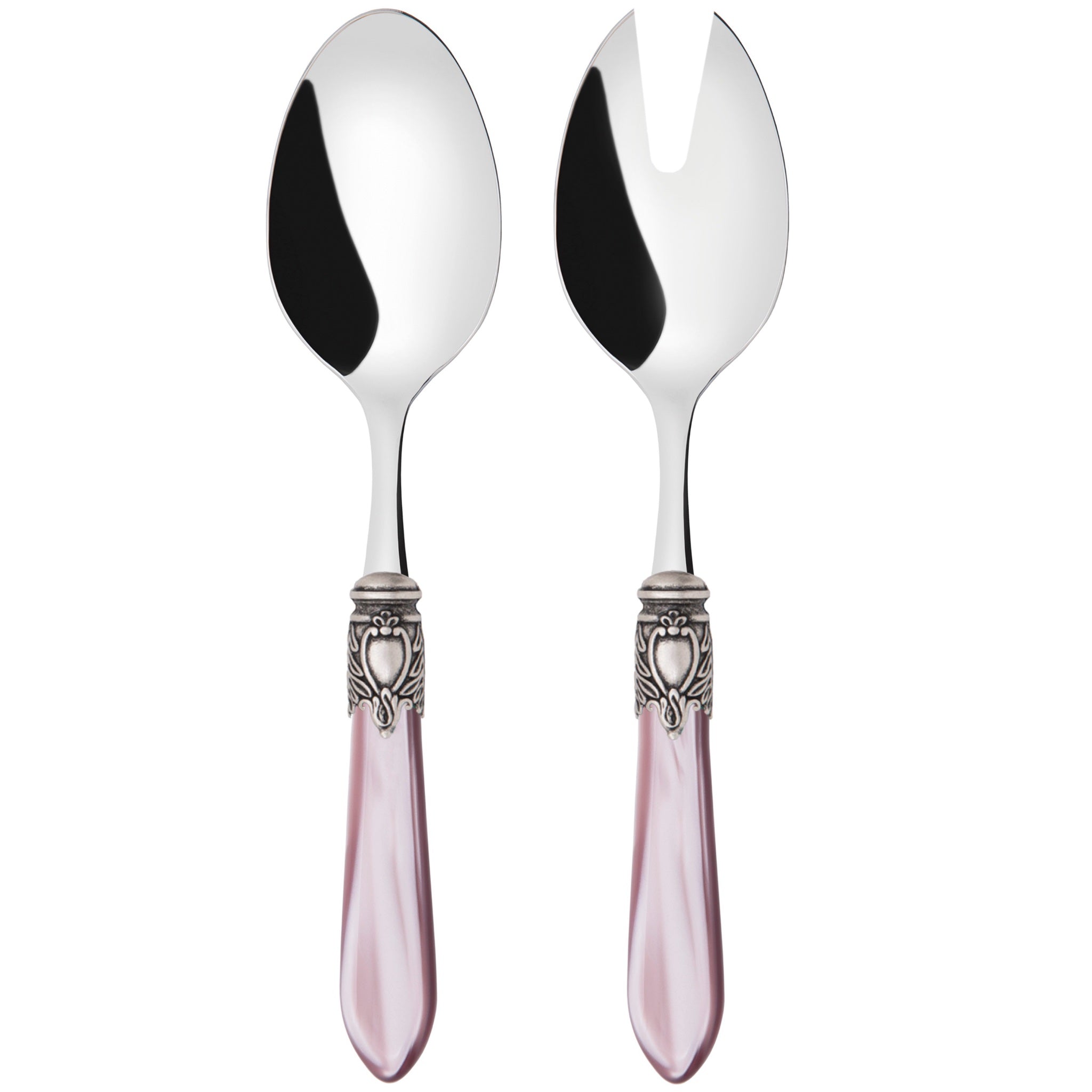 Oxford Antique 2 Piece Salad Servers - Lilac