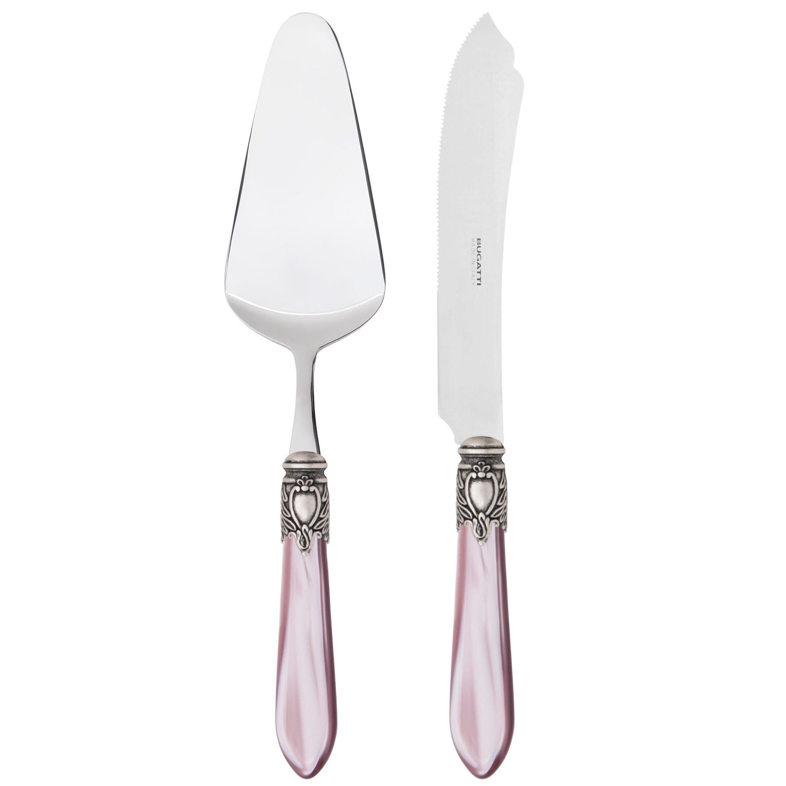 Oxford Antique 2 Piece Cake Serving Set - Lilac