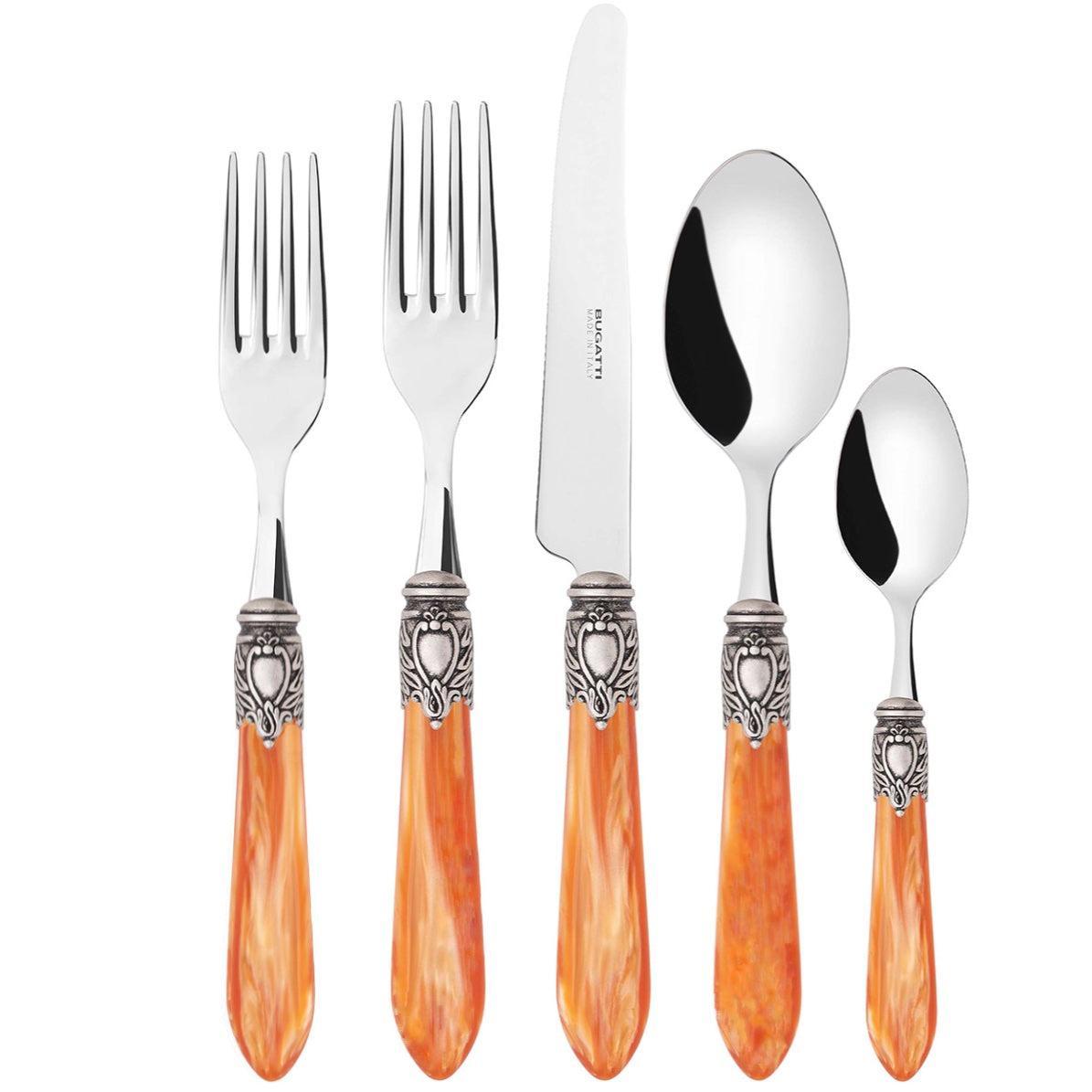 Oxford Antique 5 Piece Place setting - Tangerine