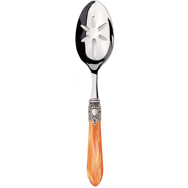 Oxford Antique Slotted Serving Spoon - Tangerine