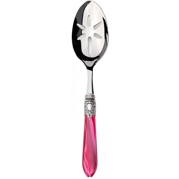 Oxford Antique Slotted Serving Spoon - Raspberry