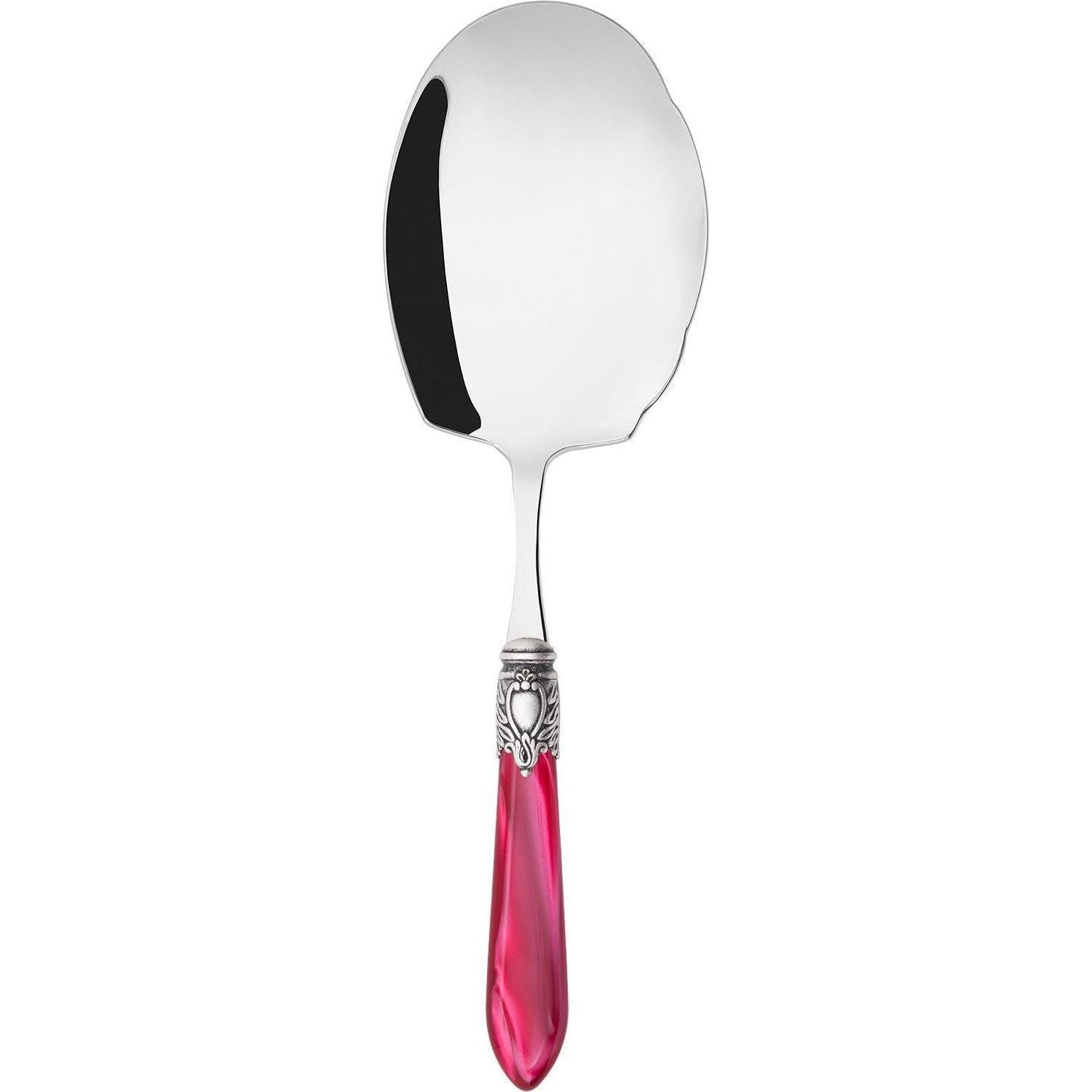 Oxford Antique Kebab Serving Spoon  Raspberry