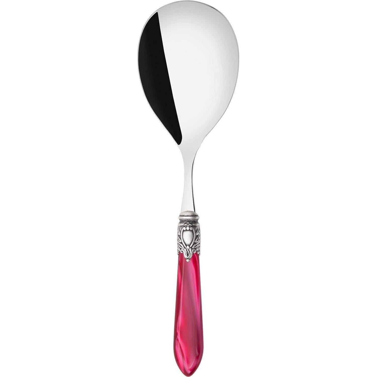Oxford Antique Rice Casserole Serving Spoon  Raspberry