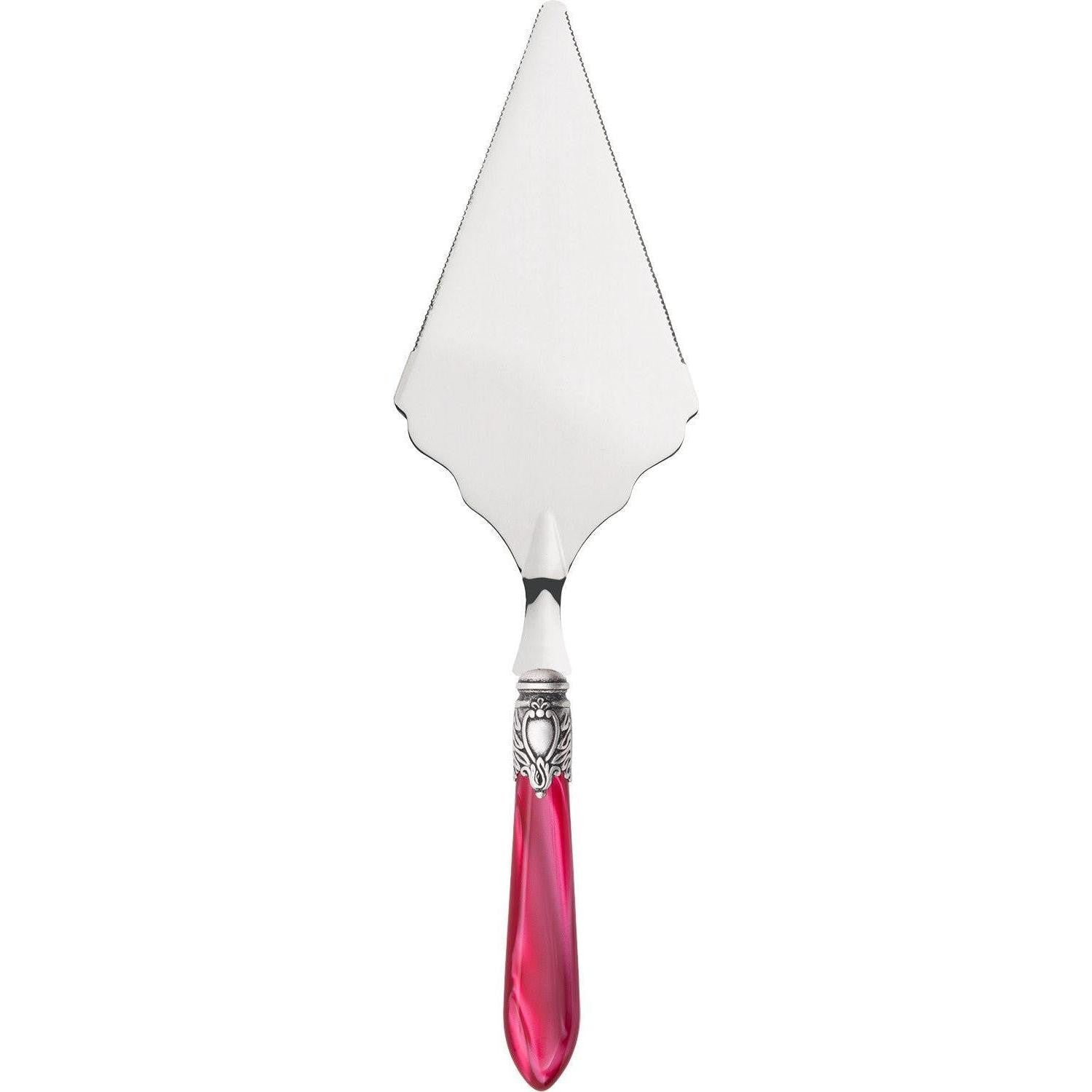 Oxford Antique Large Cake Server Serrated Raspberry