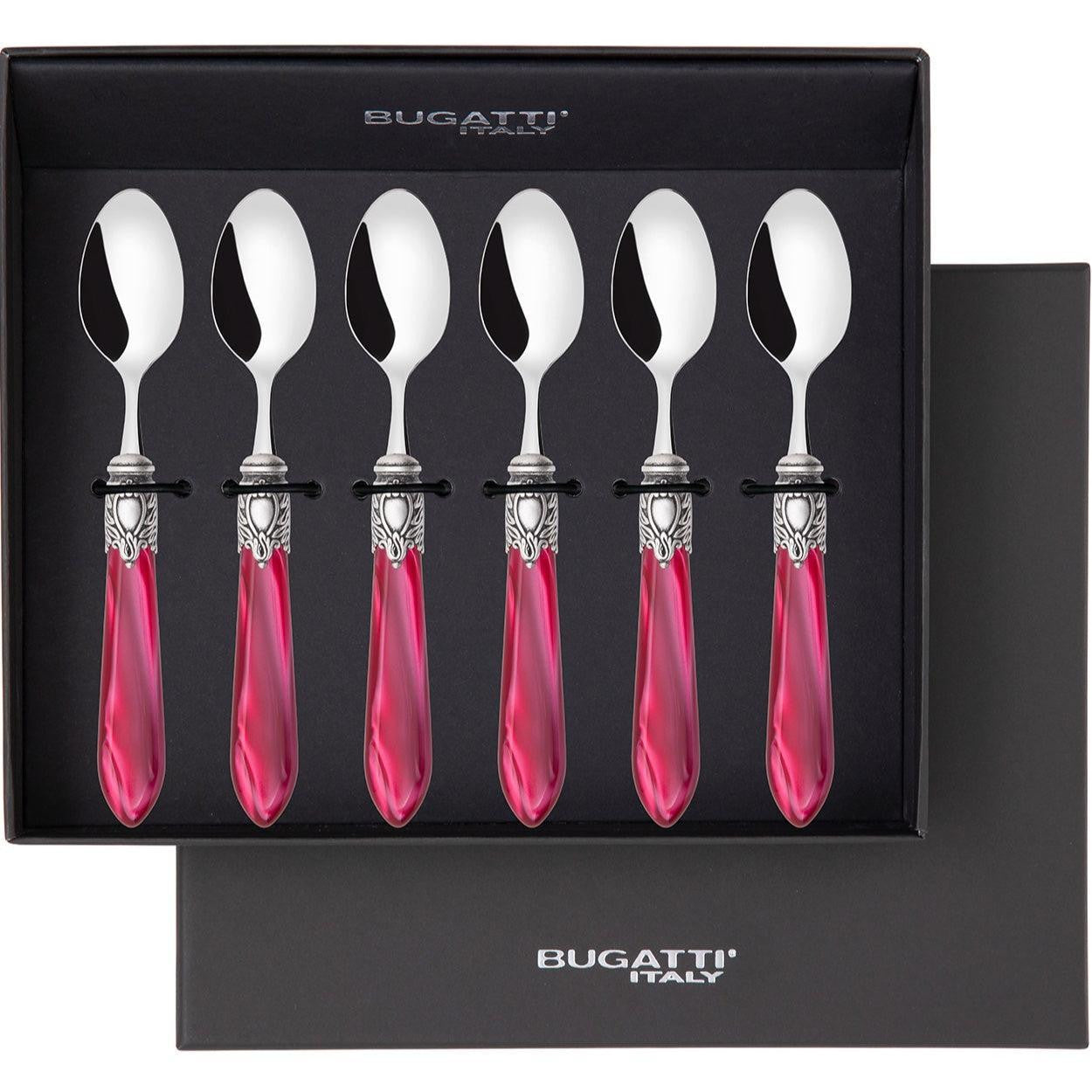 Oxford Antique Mocha Spoons Set Raspberry