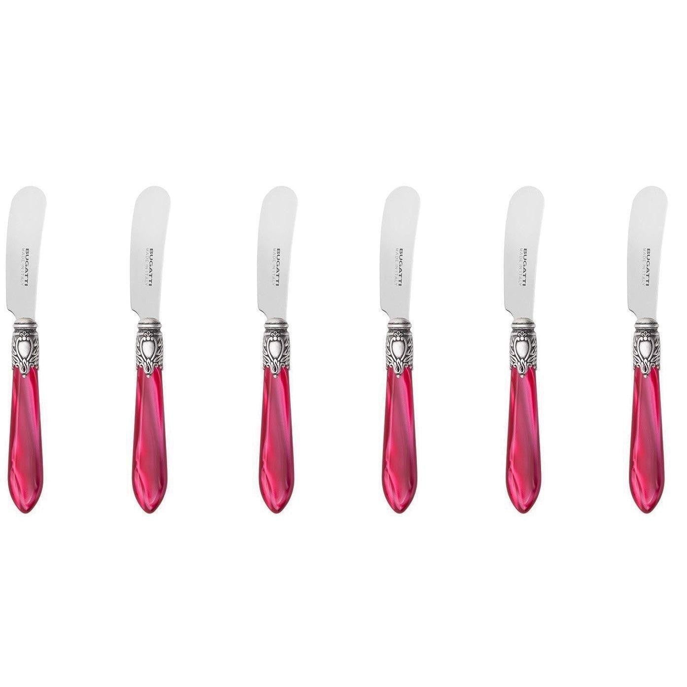 Oxford Antique Butter Knives Set  Raspberry