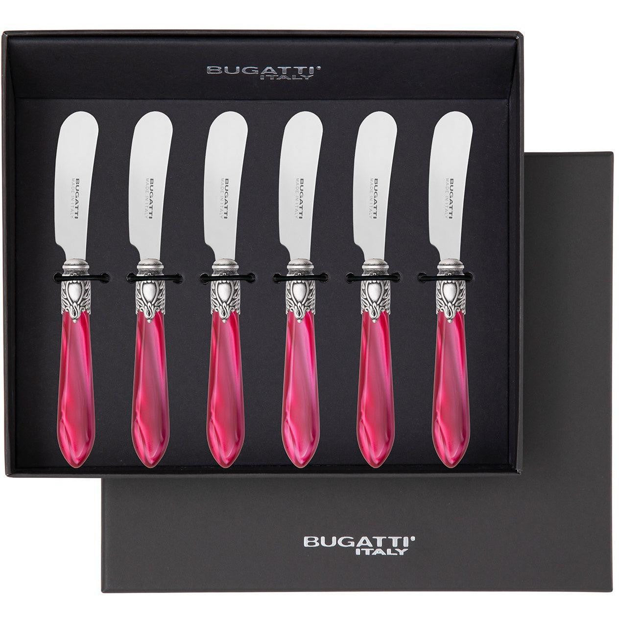 Oxford Antique Butter Knives Set  Raspberry