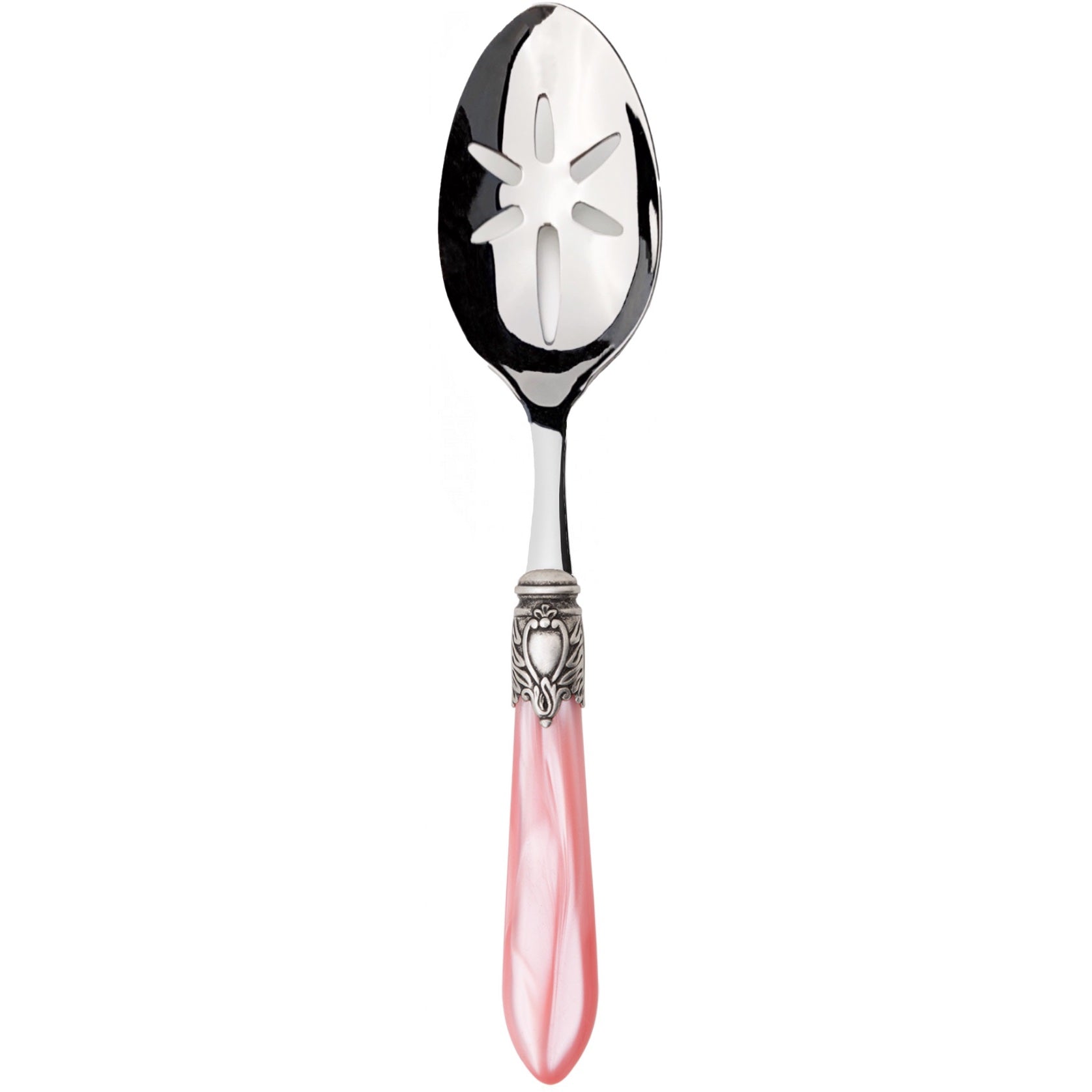 Oxford Antique Slotted Serving Spoon - Pink