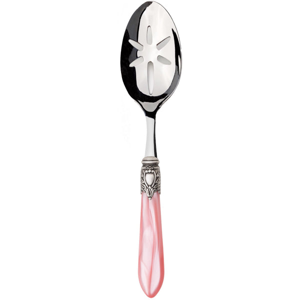 Oxford Antique Slotted Serving Spoon - Pink