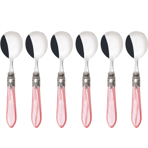 Oxford Antique Soup Spoons Set -  Pink