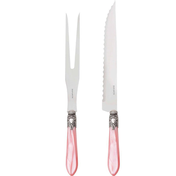 Oxford Antique Roast Carving Set - Pink