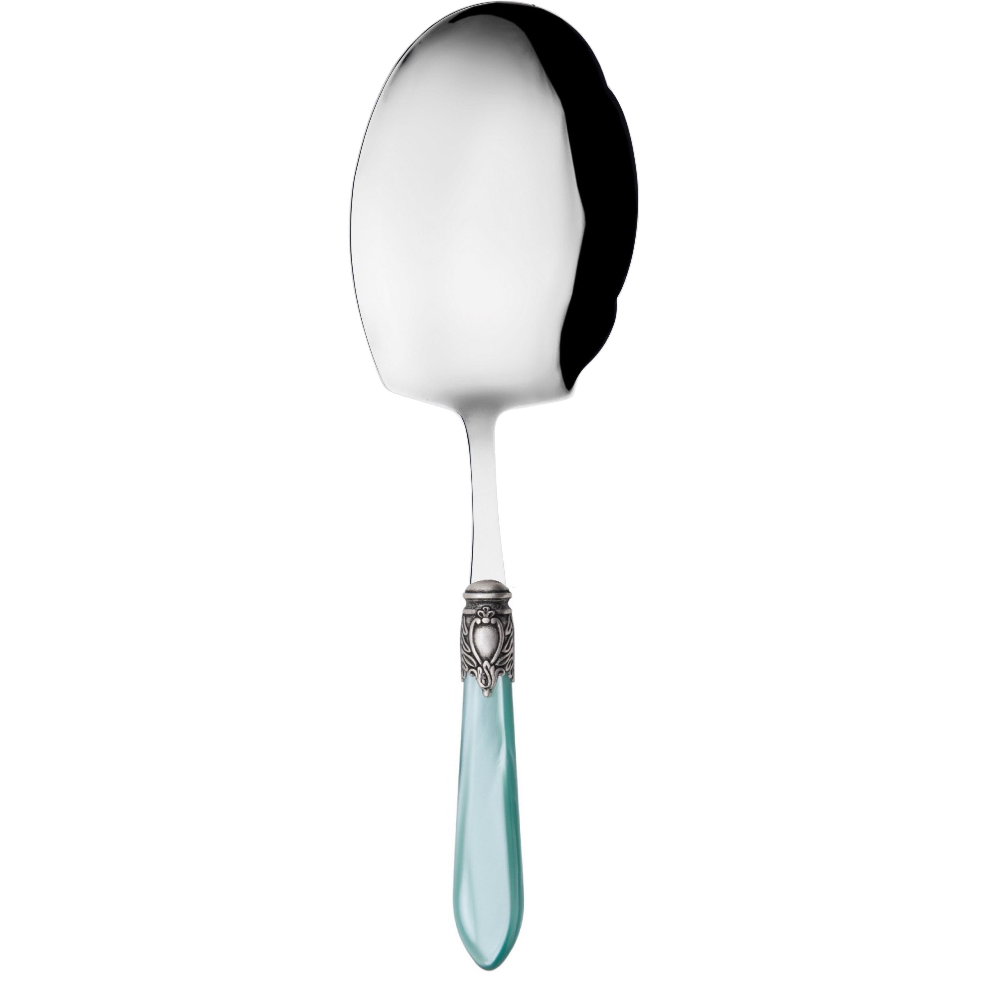 Oxford Antique Kebab Serving Spoon  Aqua