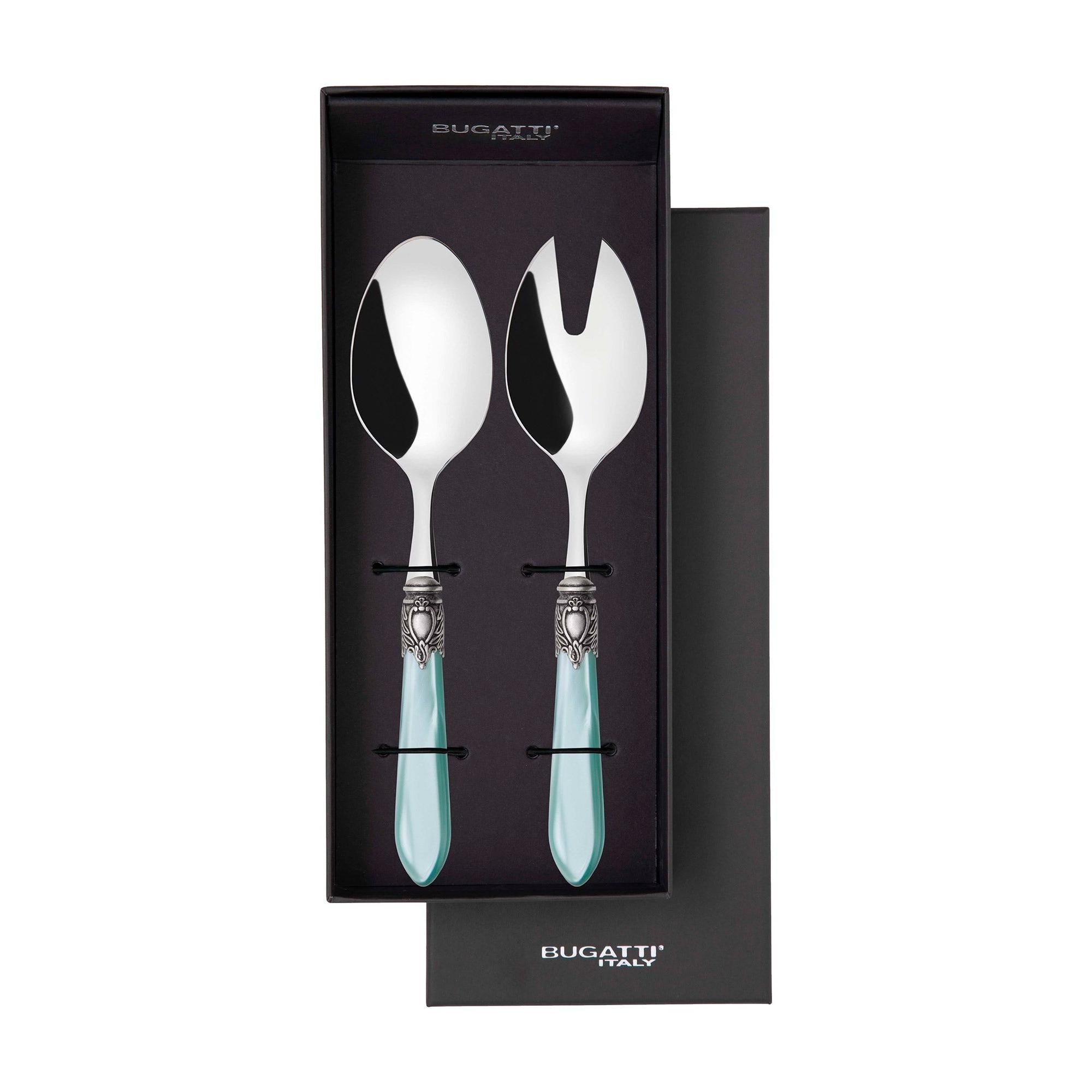 Oxford Antique 2 Piece Salad Servers - Aqua-Casa Bugatti USA