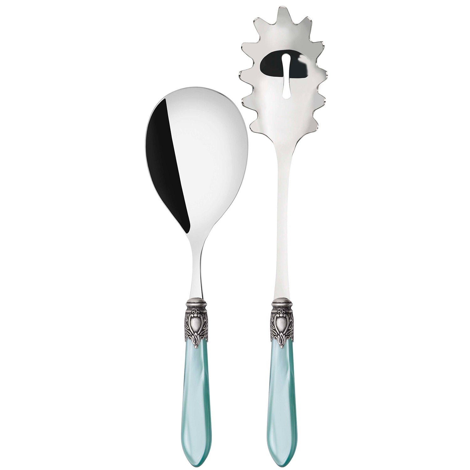 Oxford Antique 2 Piece Pasta  Set -  Aqua