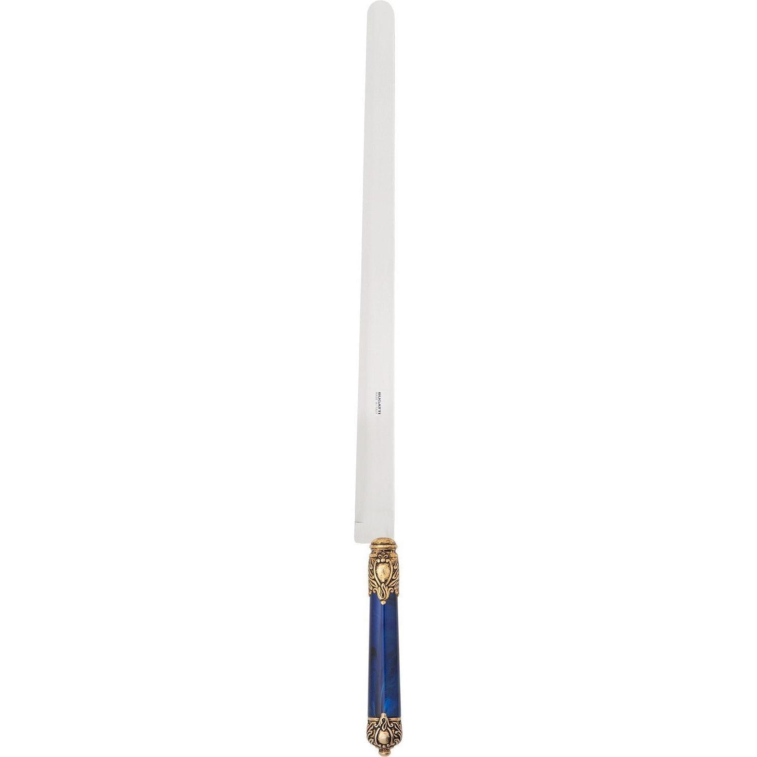 Rinascimento Gold ring Ham Knife 40 cm (15.75 Inch) - Royal Blue
