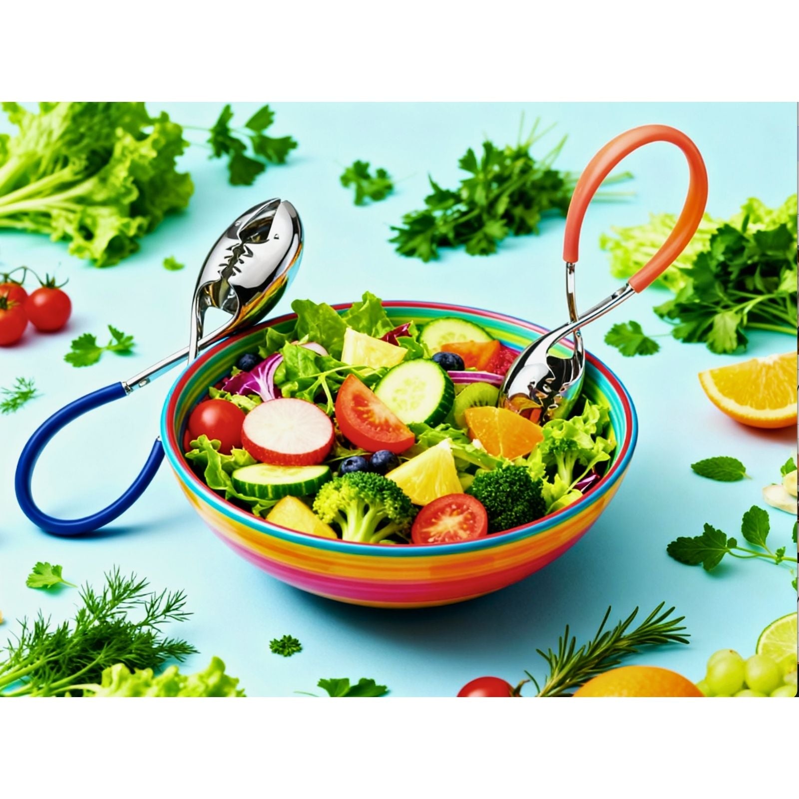 Kiss Salad Tongs -Kiss BLACK – Made to Order in Italy