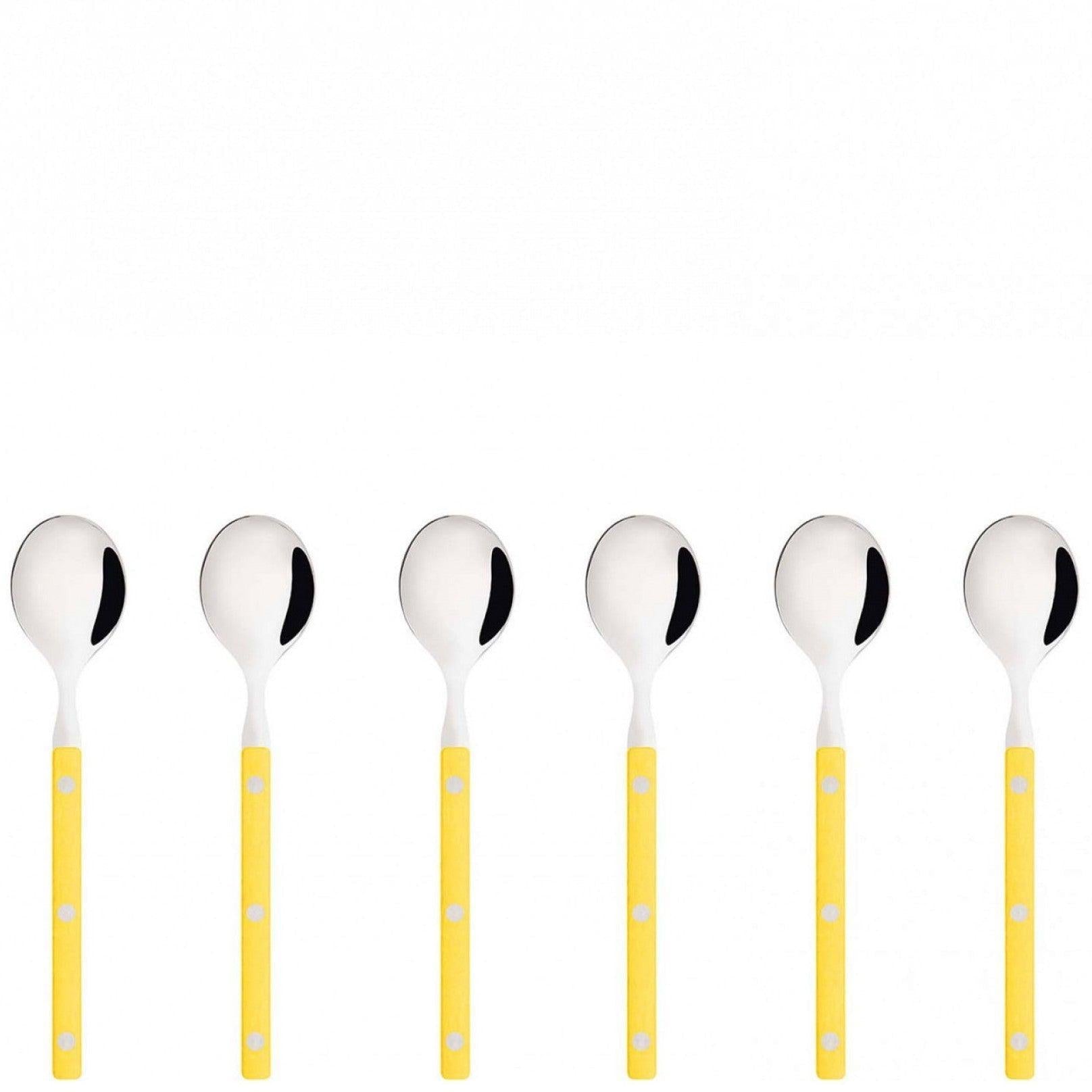 Allegra Coffee Spoon Set - yellow-Casa Bugatti USA