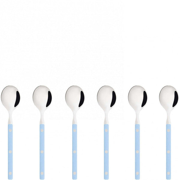 Allegra Coffee Spoon Set light - blue-Casa Bugatti USA