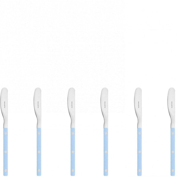 Allegra Butter Knife Set - Light Blue-Casa Bugatti USA