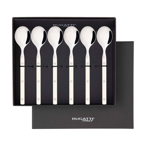 Allegra Coffee Spoon Set - ivory-Casa Bugatti USA