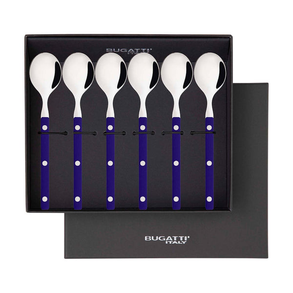 Allegra Coffee Spoon Set - Blueberry-Casa Bugatti USA
