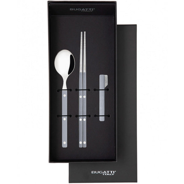 Allegra Chopsticks Set for 1, Gray — Casa Bugatti