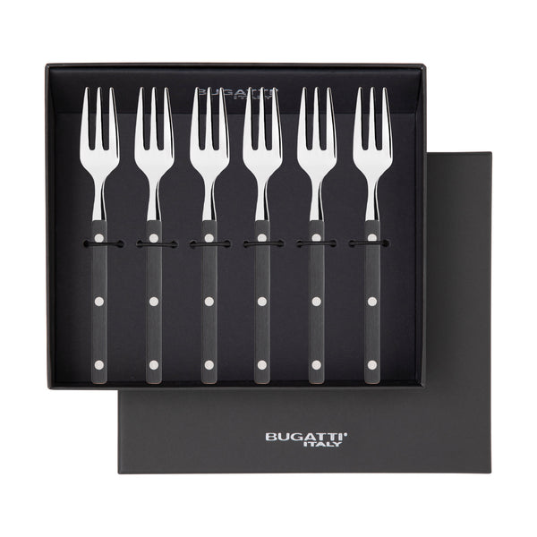 Allegra Cocktail / Cake Fork Set black