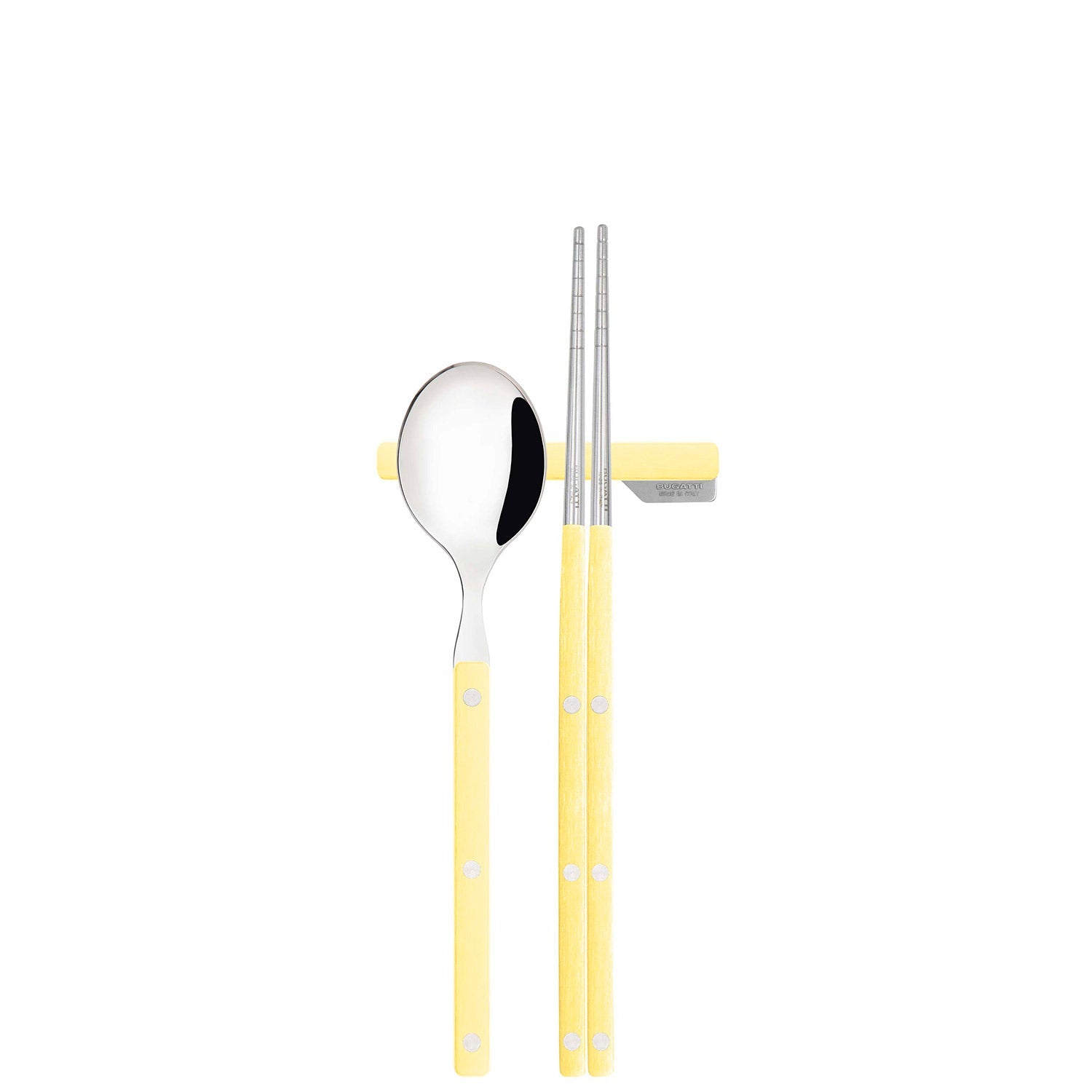 Allegra Chopsticks Set for 2 - yellow dragon-Casa Bugatti USA