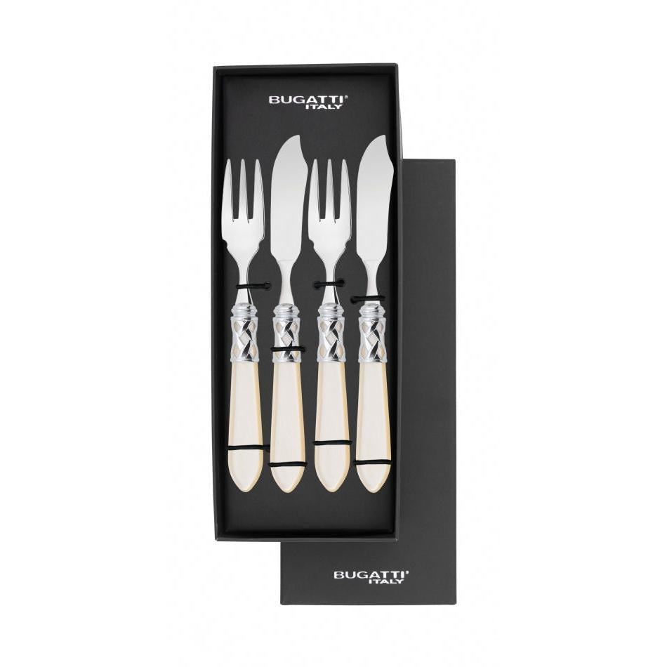 Aladdin Brilliant 12 Piece Fish Set - Ivory