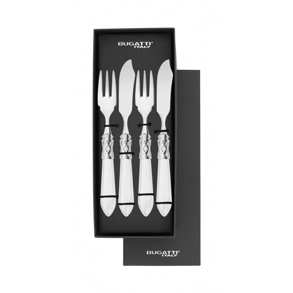 Aladdin Brilliant 12 Piece Fish Set - white