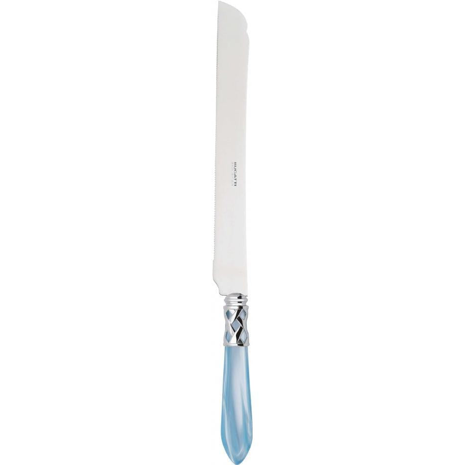 Aladdin Brilliant Long Cake Knife 32 cm (12.60 inch) - sky blue-Casa Bugatti USA